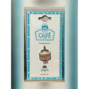 NWT jellycat official Shanghai Amuseables Melbie Peach Cake enamel pin VHTF